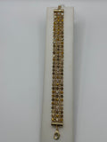 Bracciale con pietre bagnato color oro nikel free - Malù