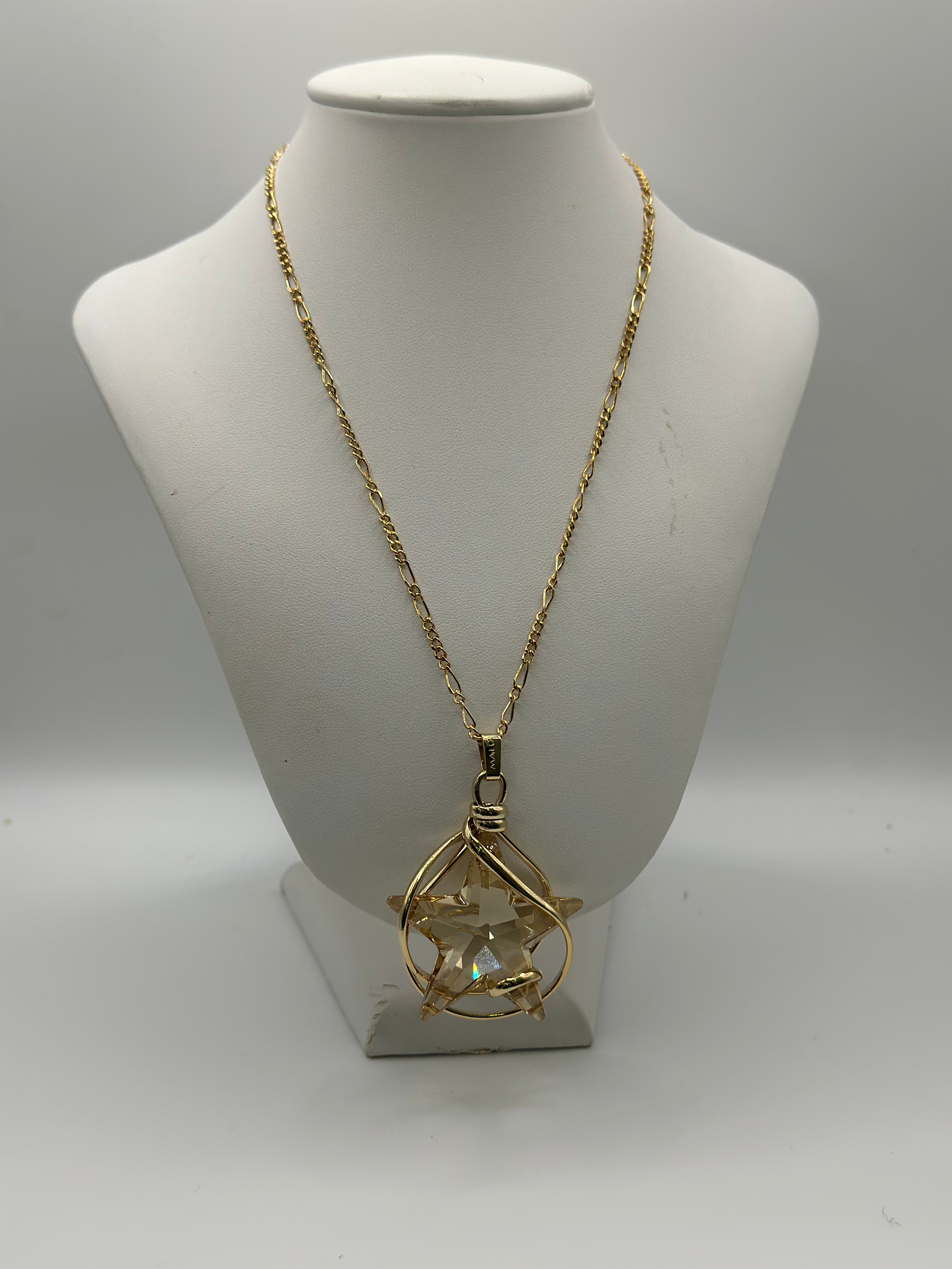 Collana stella color oro nikel free - Malù