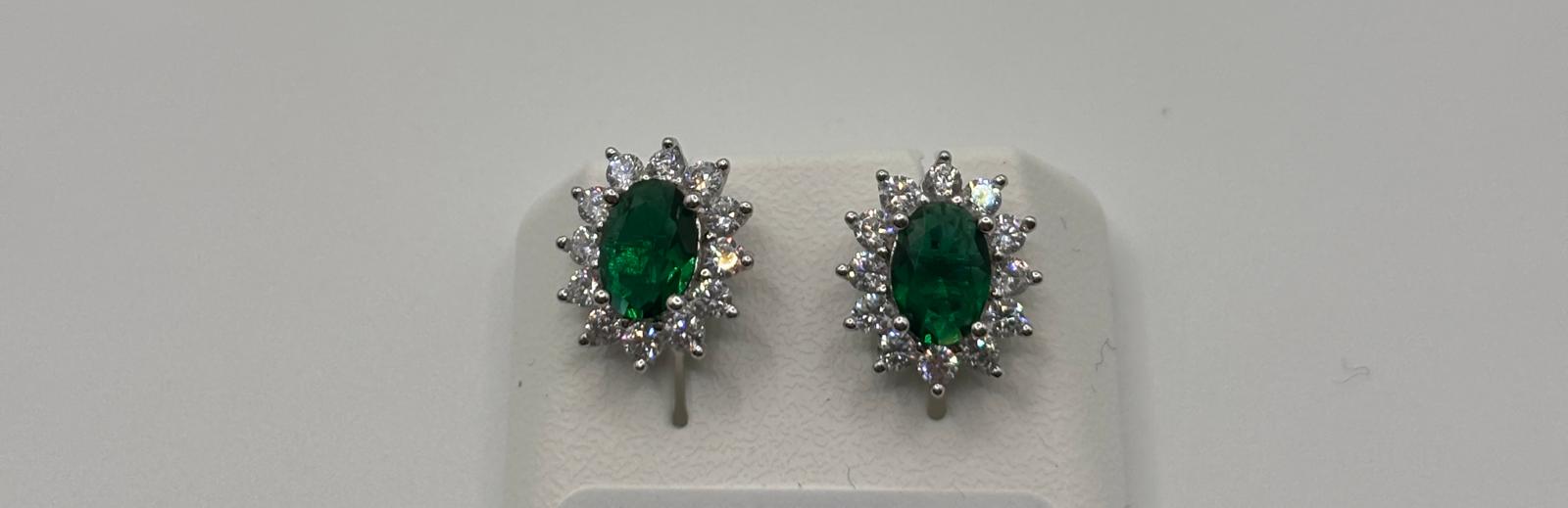 Orecchini argento e zirconi - Mami