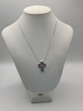 Collana croce argento - Mami