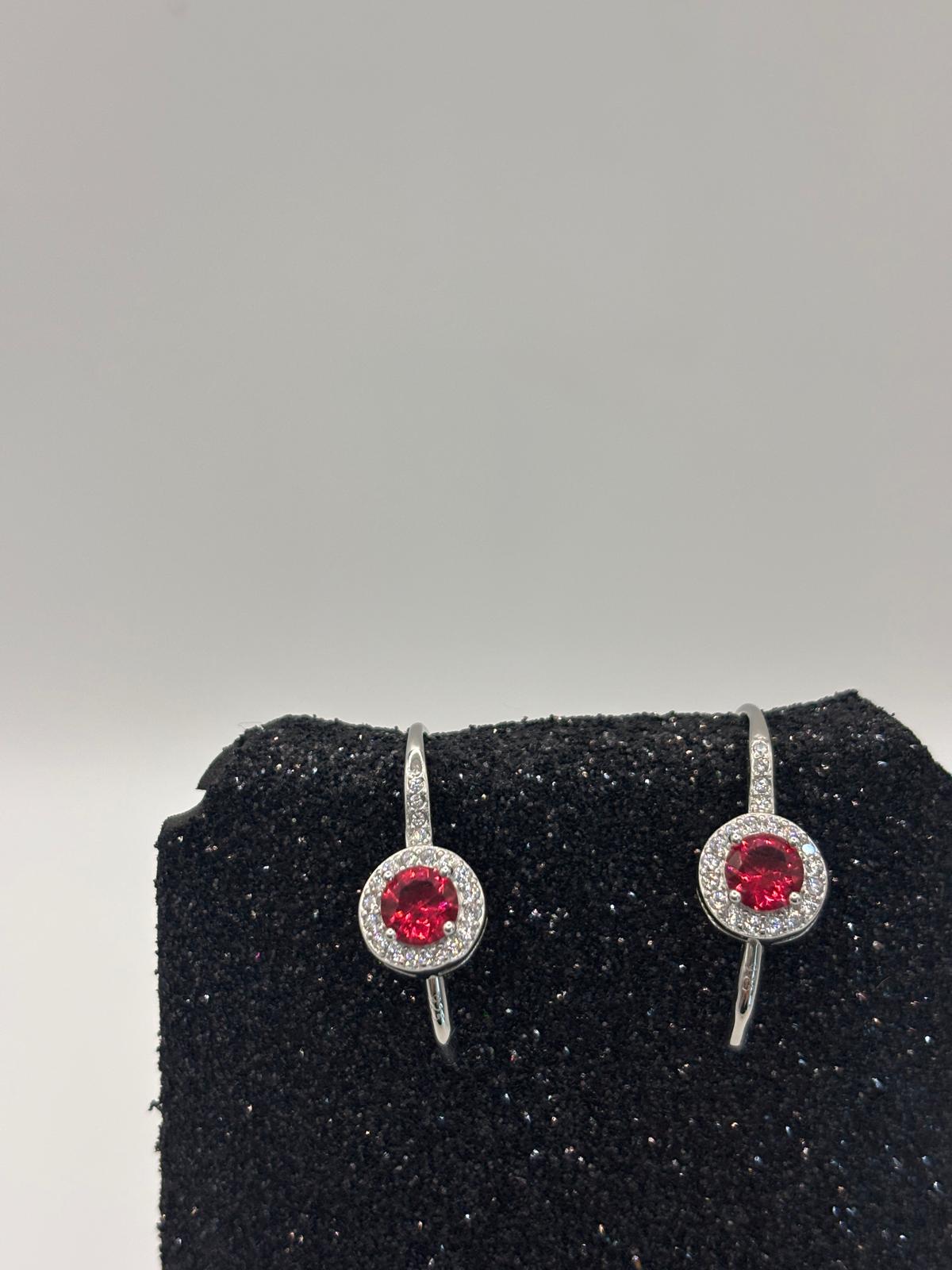 Orecchini argento e zirconi - Mami