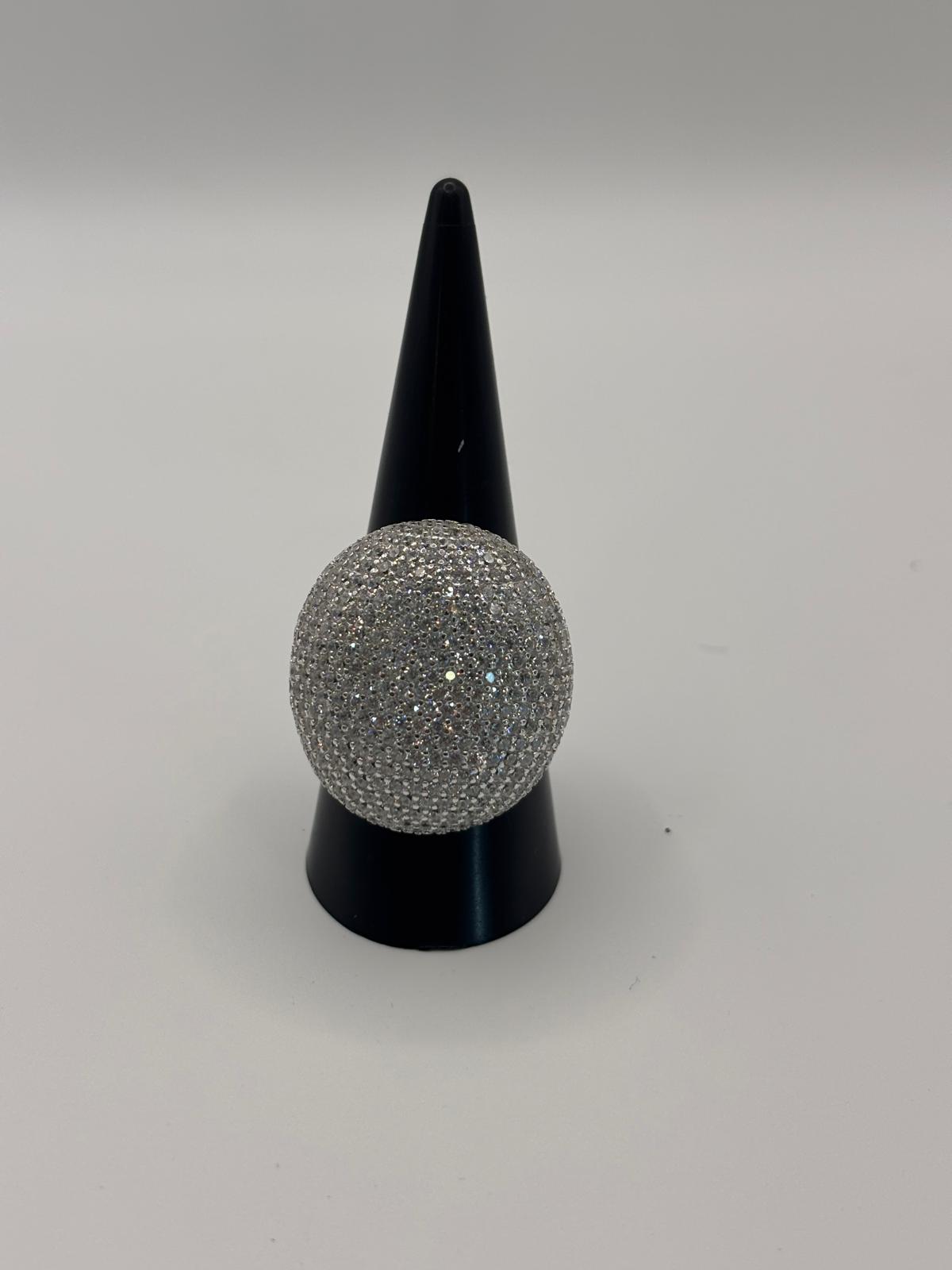 Anello pavet zirconi - Mami