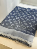 LOUIS VUITTON STOLA MONOGRAM BLU