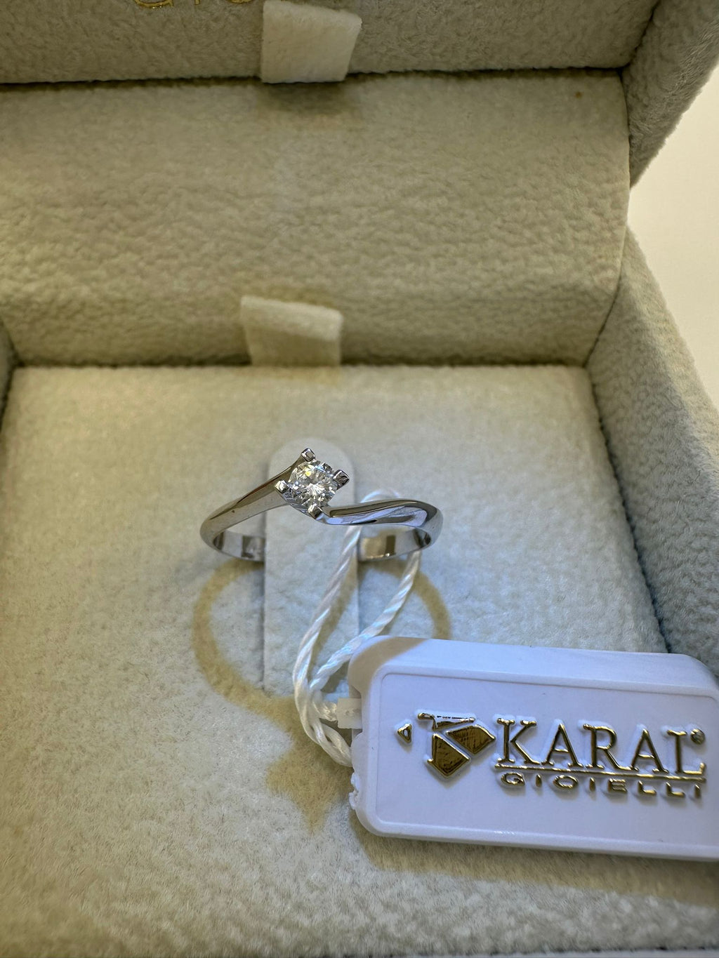 solitario oro e diamanta - karal