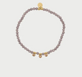 bracciale elastico zirconi milky