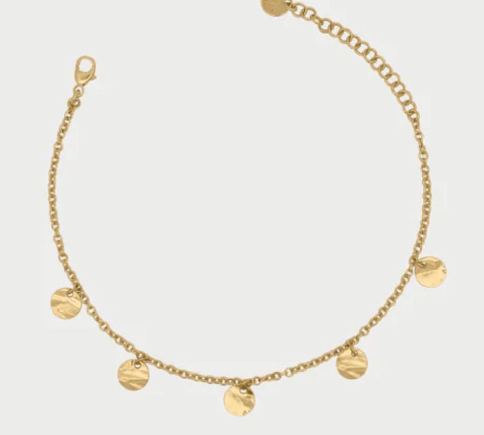 bracciale con medagliette pendenti