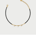 bracciale catena verniciata e zirconi
