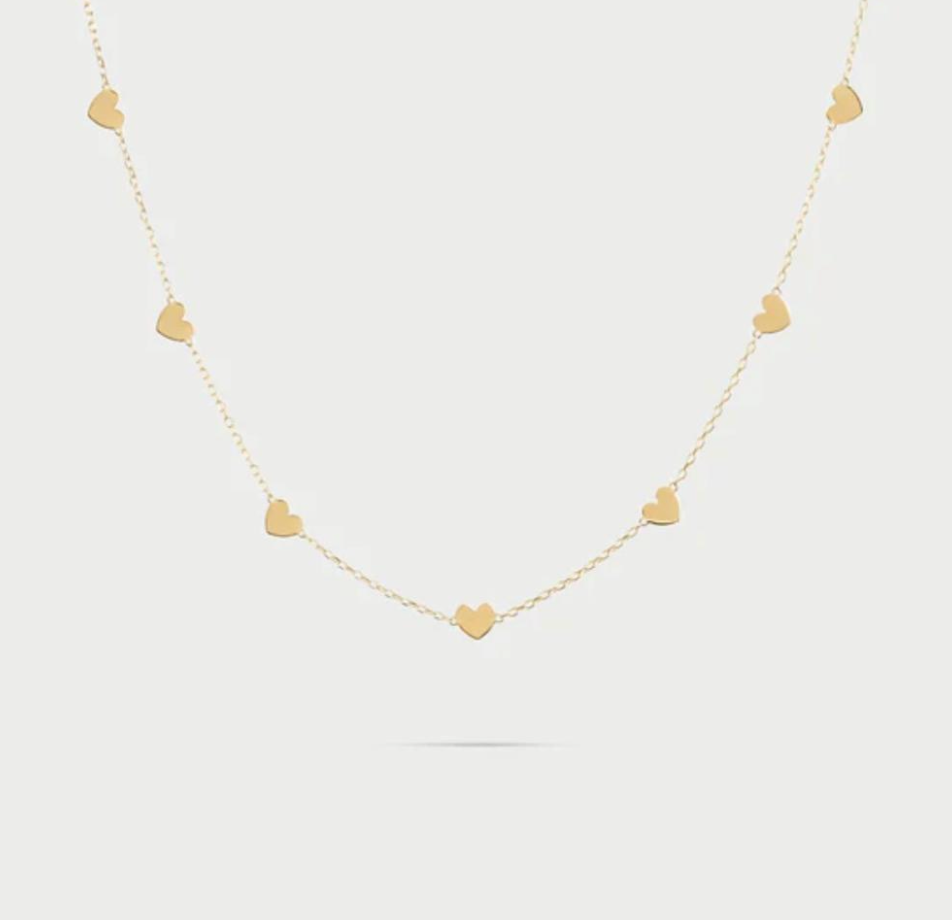 girocollo 7 cuori