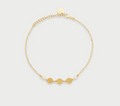 bracciale 3 dischi e punto luce