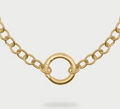 girocollo rolo chain base cerchio