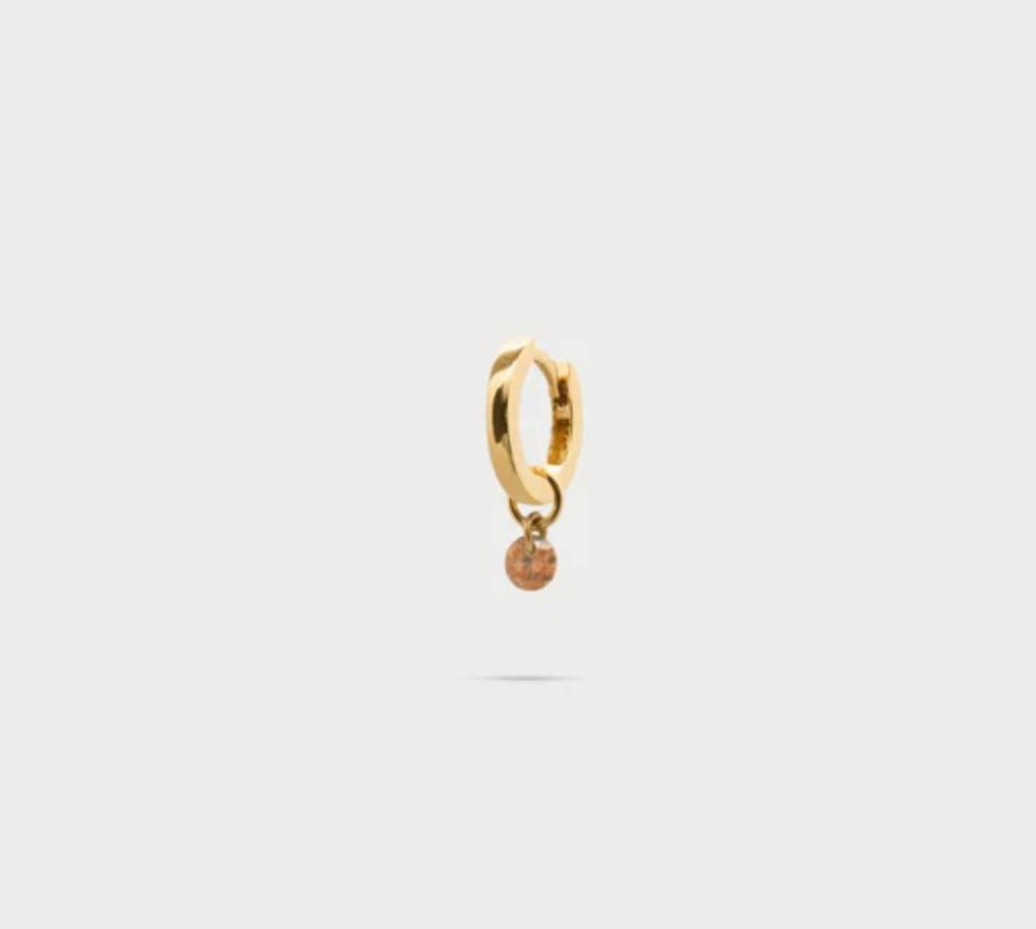 mono hoop minio con zircone nudo