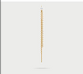 mono orecchino multi line drop frange