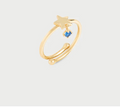 anello line cuore e punto luce