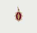 charm madonna burgundy