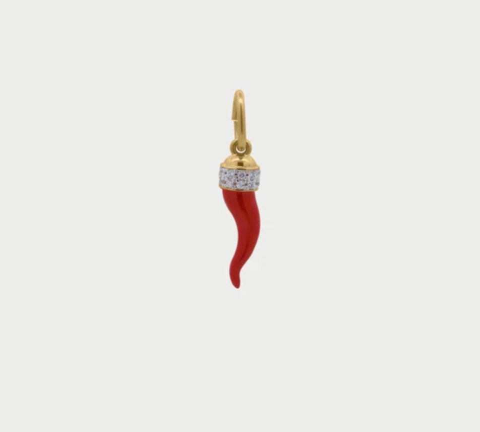 charm cornetto rosso