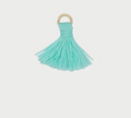 charm nappa turchese