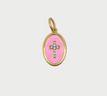 charm cross pink