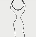 choker tessuto cuore bold small