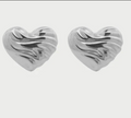 coppia orecchini cuore bold big