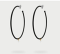 orecchini hoops big verniciati