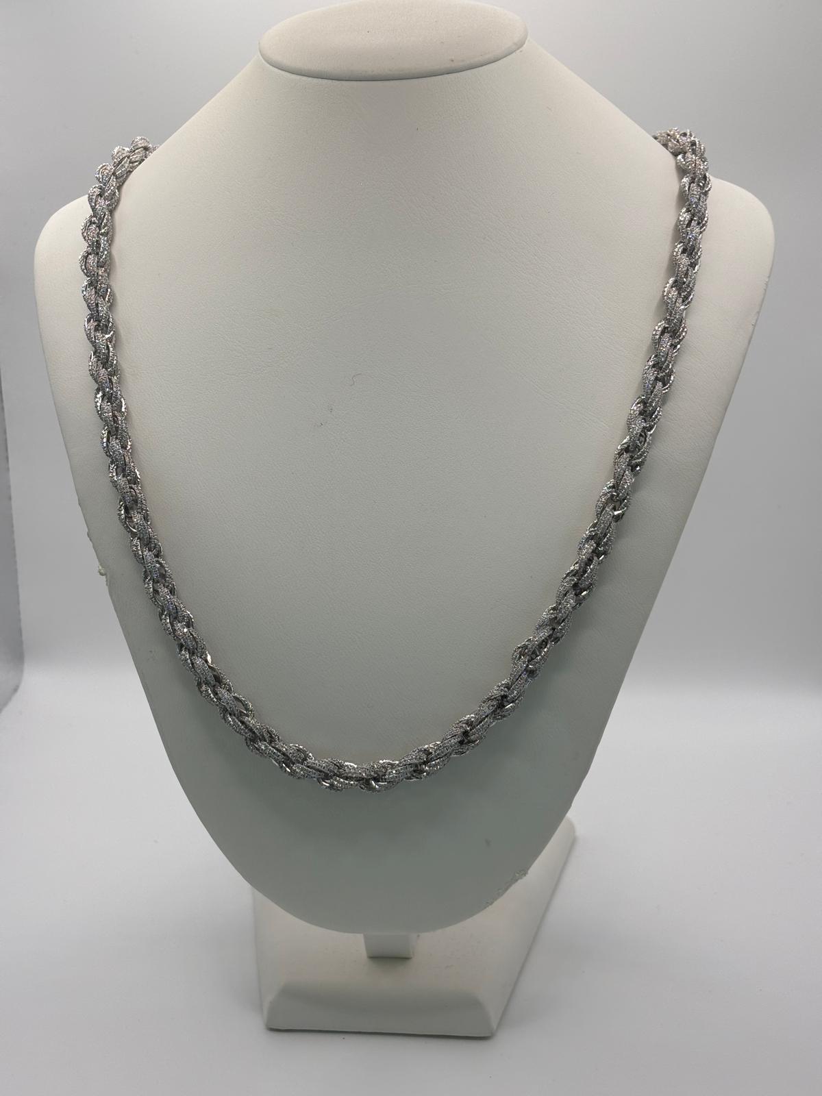 Collana catena con zirconi - Saki