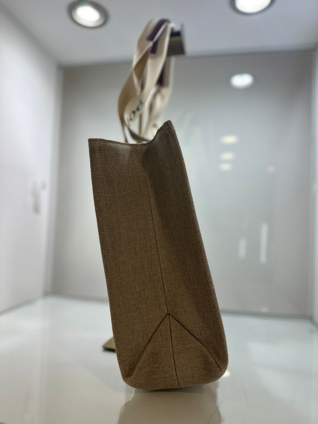 CHLOE' TOTE BAG WOODY IN LINO